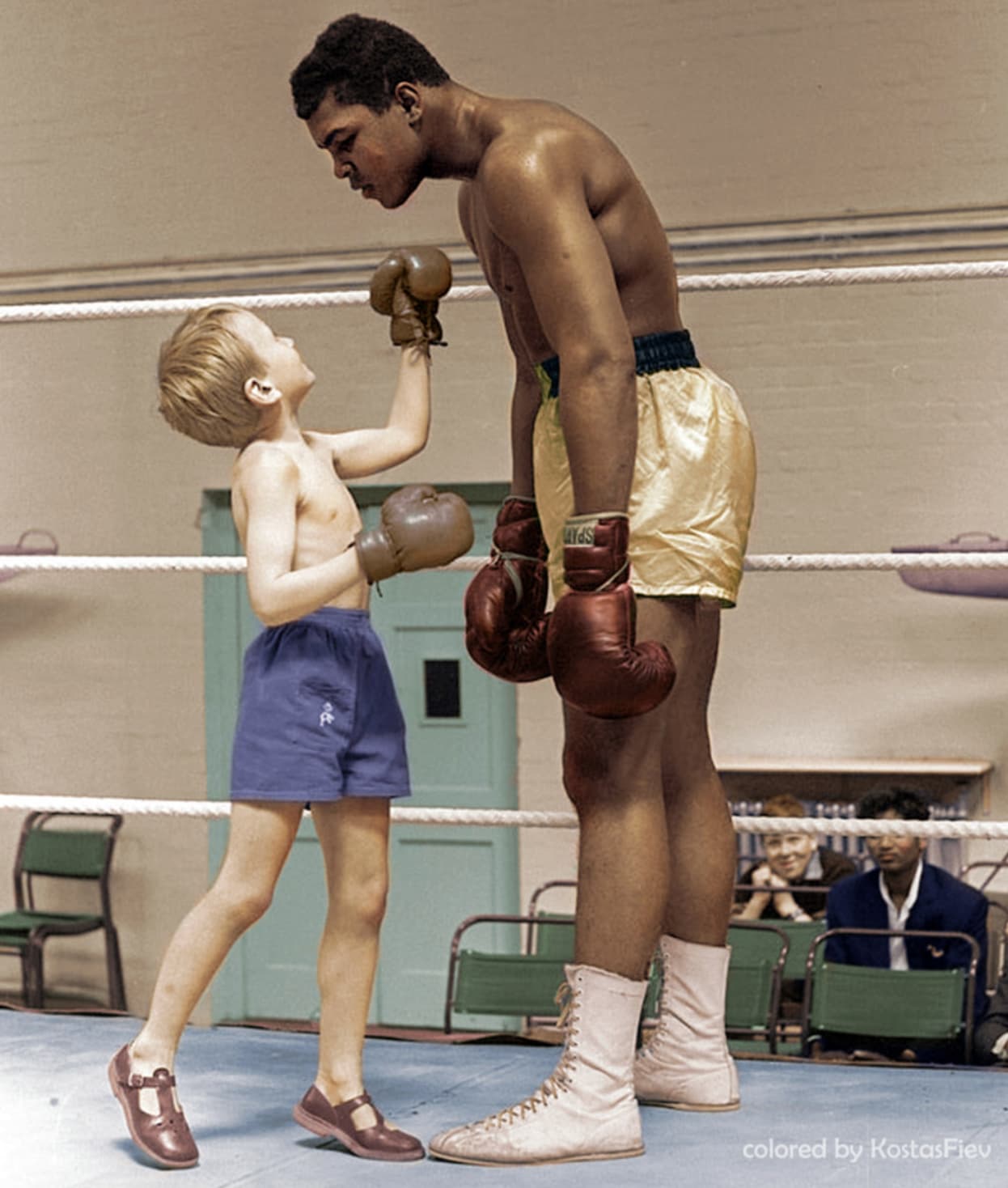 floyd mayweather jr vs muhammad ali - colored by KostasFiev